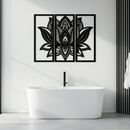 Mandala Lotus Metal Wall Art - Elegant & Spiritual Home Decor - KAF148