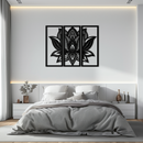 Mandala Lotus Metal Wall Art - Elegant & Spiritual Home Decor - KAF148