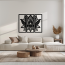 Mandala Lotus Metal Wall Art - Elegant & Spiritual Home Decor - KAF148