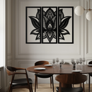 Mandala Lotus Metal Wall Art - Elegant & Spiritual Home Decor - KAF148