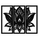 Mandala Lotus Metal Wall Art - Elegant & Spiritual Home Decor - KAF148