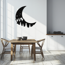 Enchanted Night Moon & Forest Metal Wall Art – Celestial Nature-Inspired Steel Decor - KAF151