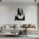 Glamorous Marilyn Monroe Metal Wall Art – Iconic Pop Art Steel Decor - KAF153