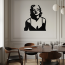 Glamorous Marilyn Monroe Metal Wall Art – Iconic Pop Art Steel Decor - KAF153
