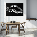 Abstract Female Form Metal Wall Art – Modern Geometric Steel Decor - KAF154