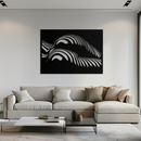 Abstract Female Form Metal Wall Art – Modern Geometric Steel Decor - KAF154