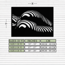 Abstract Female Form Metal Wall Art – Modern Geometric Steel Decor - KAF154