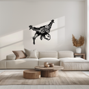 Spider-Man Metal Wall Art - Geometric Superhero Wall Decor - KAF155