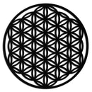 Sacred Geometry Metal Wall Art - Flower of Life Design - KAF158