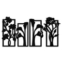 Floral Metal Wall Art - Elegant Botanical Panel Set- KAF167