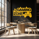 Gaming Zone Metal Wall Art - Gamer Room Decor- KAF169