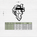 Blindfolded Men Metal Wall Art - Abstract Minimalist Line Art Decor- KAF170