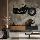 Motorcycle Metal Wall Art - Biker Decor for Garage & Man Cave- KAF172