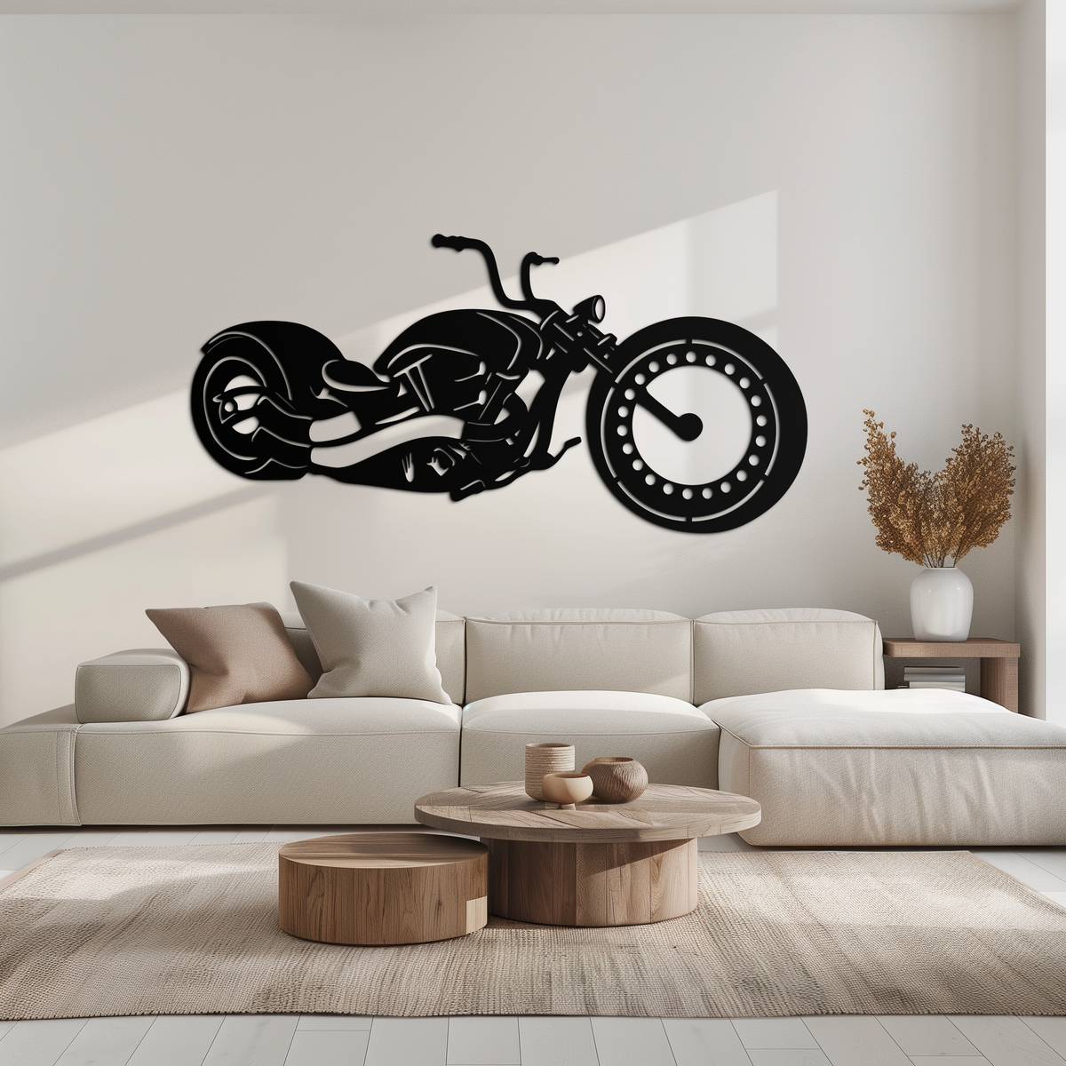 Motorcycle Metal Wall Art - Biker Decor for Garage & Man Cave- KAF172, photo 5 of 14