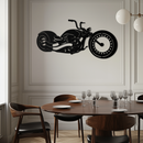 Motorcycle Metal Wall Art - Biker Decor for Garage & Man Cave- KAF172