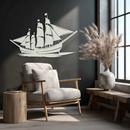 Pirate Ship Metal Wall Art - Nautical Decor for Home & Office- KAF175
