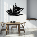 Pirate Ship Metal Wall Art - Nautical Decor for Home & Office- KAF175