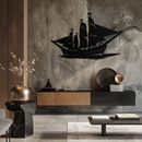 Pirate Ship Metal Wall Art - Nautical Decor for Home & Office- KAF175