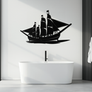 Pirate Ship Metal Wall Art - Nautical Decor for Home & Office- KAF175