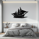 Pirate Ship Metal Wall Art - Nautical Decor for Home & Office- KAF175