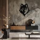 Wolf Metal Wall Art - Geometric Wolf Head Wall Decor- KAF178