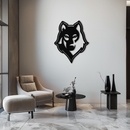 Wolf Metal Wall Art - Geometric Wolf Head Wall Decor- KAF178