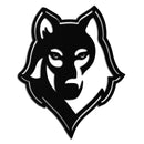 Wolf Metal Wall Art - Geometric Wolf Head Wall Decor- KAF178