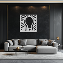 The Scream Metal Wall Art - Minimalist Expressionist Decor- KAF179