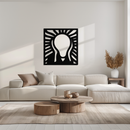 The Scream Metal Wall Art - Minimalist Expressionist Decor- KAF179