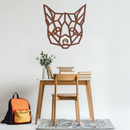 Geometric Fox Metal Wall Art - Modern Minimalist Decor- KAF182