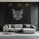 Geometric Fox Metal Wall Art - Modern Minimalist Decor- KAF182