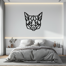 Geometric Fox Metal Wall Art - Modern Minimalist Decor- KAF182