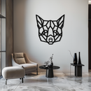 Geometric Fox Metal Wall Art - Modern Minimalist Decor- KAF182