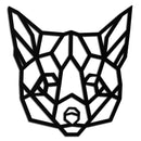 Geometric Fox Metal Wall Art - Modern Minimalist Decor- KAF182