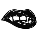 Geometric Lips Metal Wall Art - Bold & Modern Statement Piece- KAF186