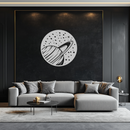Saturn Planet Metal Wall Art - Cosmic Space Decor- KAF187
