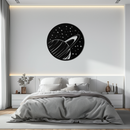 Saturn Planet Metal Wall Art - Cosmic Space Decor- KAF187