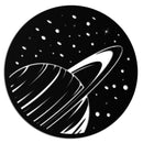 Saturn Planet Metal Wall Art - Cosmic Space Decor- KAF187