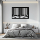 Geometric Piano Keys Metal Wall Art - Modern Music Decor- KAF189