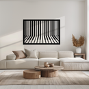 Geometric Piano Keys Metal Wall Art - Modern Music Decor- KAF189