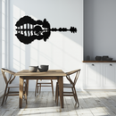Guitar Landscape Metal Wall Art – Music & Nature Fusion - KAF191