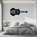 Guitar Landscape Metal Wall Art – Music & Nature Fusion - KAF191