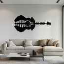 Guitar Landscape Metal Wall Art – Music & Nature Fusion - KAF191