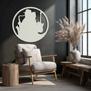 Jazz Musicians Metal Wall Art – Saxophone & Guitar Design - KAF192