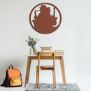 Jazz Musicians Metal Wall Art – Saxophone & Guitar Design - KAF192
