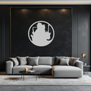 Jazz Musicians Metal Wall Art – Saxophone & Guitar Design - KAF192