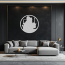 Jazz Musicians Metal Wall Art – Saxophone & Guitar Design - KAF192