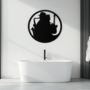 Jazz Musicians Metal Wall Art – Saxophone & Guitar Design - KAF192
