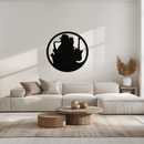 Jazz Musicians Metal Wall Art – Saxophone & Guitar Design - KAF192