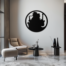 Jazz Musicians Metal Wall Art – Saxophone & Guitar Design - KAF192
